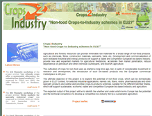 Tablet Screenshot of crops2industry.eu